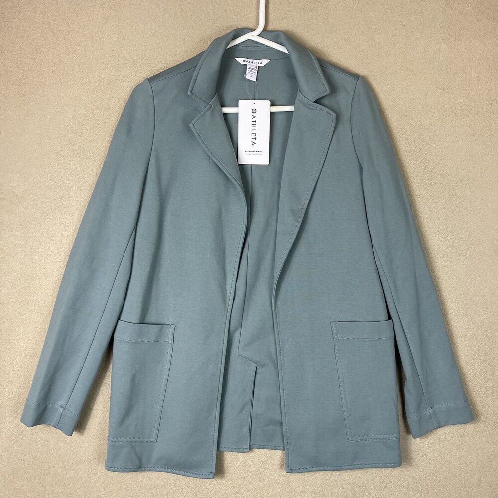 Athleta Jacket Womens 6 Gray Eastbound Blazer Casual Workwear Top Adult NWT